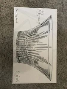 SHANNON CRYSTAL BY GOLDINGER REGENCY CRYSTAL COLLECTION SERVING BOWL - Picture 1 of 6