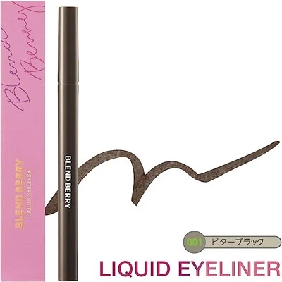 Delineador de ojos líquido juguetón Kose Blend berry 001 negro amargo 0,5 ml Foto 1 de 4