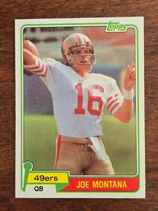 1981 Topps - #216 Joe Montana (RC) - Picture 1 of 11