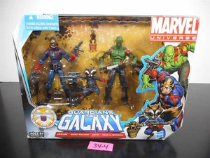 Marvel Universe GUARDIANS OF THE GALAXY Action FIgure 4-PACK Hasbro 2011 - NEW - Picture 1 of 4