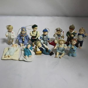 Lot of 12 Ashton Drake Ornaments: All Boys - Picture 1 of 5