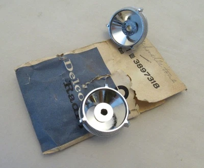 Nuevo de Lote Antiguo 1967 Chevy Chevelle SS Malibu El Camino SS 396 Perillas de Radio Interior GM 3897318 Foto 1 de 4