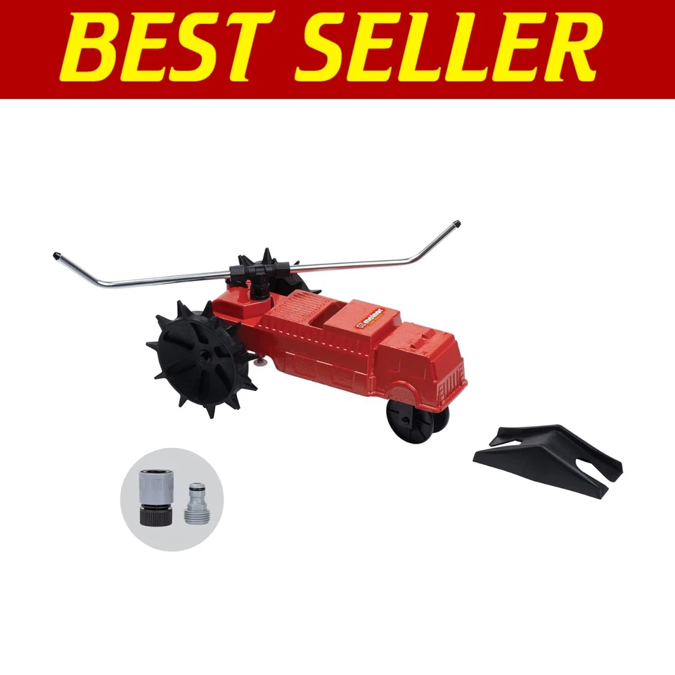 Riego exterior sin esfuerzo: aspersor de césped con gran cobertura y conexión rápida Foto 1 de 4