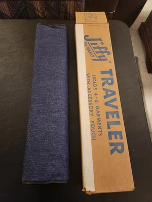 Винтажная дорожная сумка для одежды Jiffy - Изображение 1 из 3