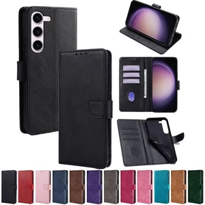 Wallet Flip Leather Phone Cover Case For Samsung S20FE S20 S10 S9 S8 Plus Ultra  - Picture 1 of 20