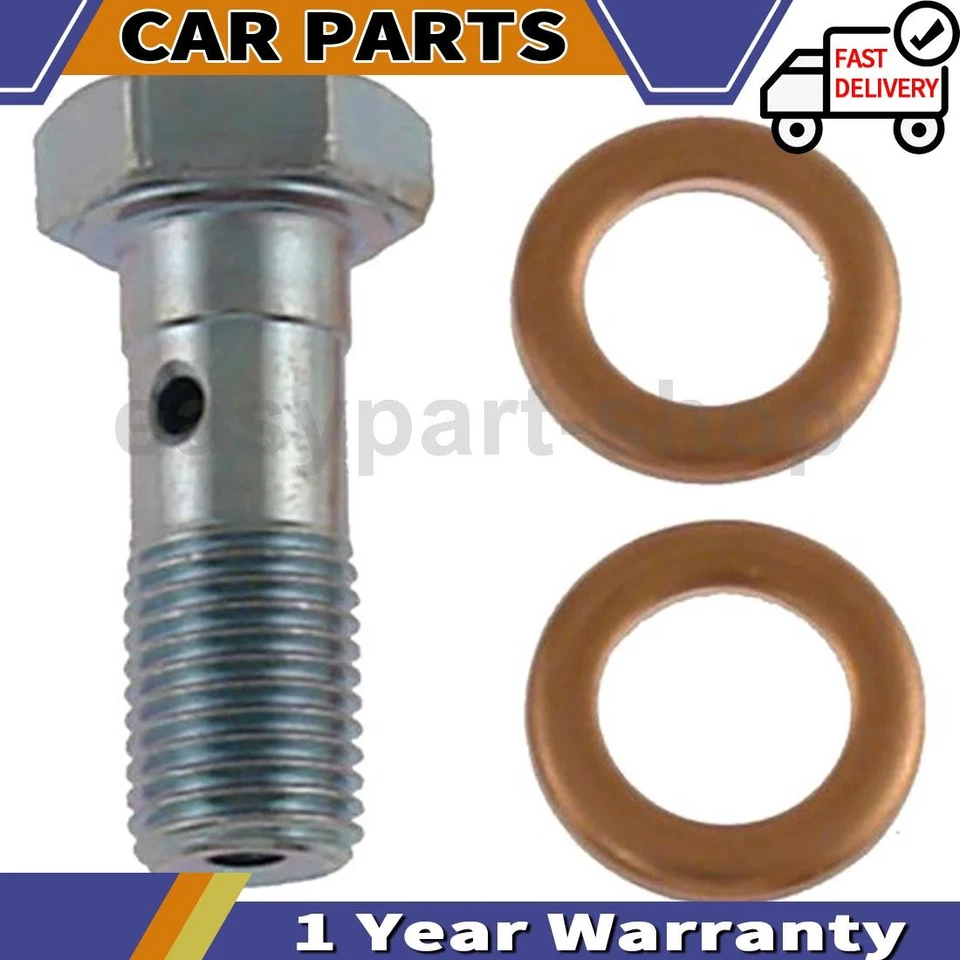 Parafuso banjo hidráulico de freio Carlson compatível com 1986 1987 1988 1989 1990 Ford Aerostar_E - Imagem 1 de 3