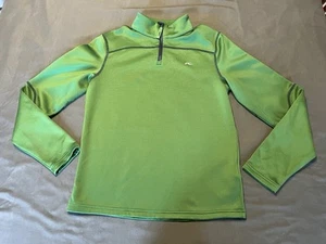KJUS Boys Keanu Size 164 (14) Green 1/4 Zip - Picture 1 of 12