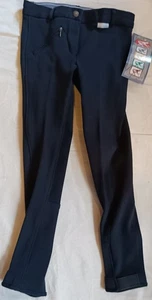 Kinderreithose in Schwarz mit Vollbesatz, Bellstar, Größe 128, NEUWARE - Bild 1 von 4