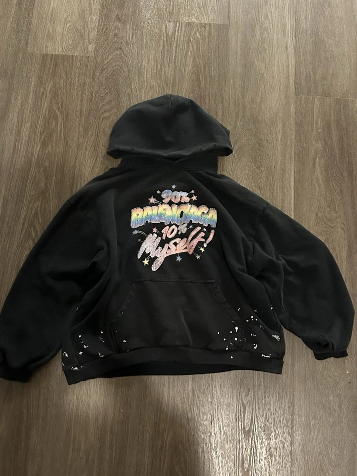 Balenciaga 多色连帽衫 90 Balenci 10 Me — 第 1/4 张图片