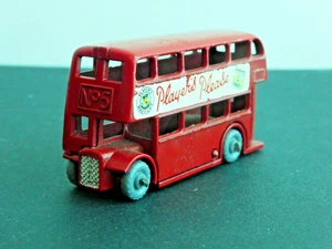 MOKO LESNEY MATCHBOX No. 5b ~ LONDON BUS - 'PLAYERS PLEASE' DECAL - EXCELLENT - Picture 1 of 9