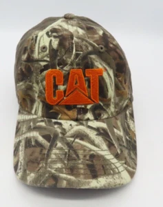 Caterpillar Cat Equipment Embroidered Camouflage Camo Adjustable Hat Cap - Picture 1 of 14