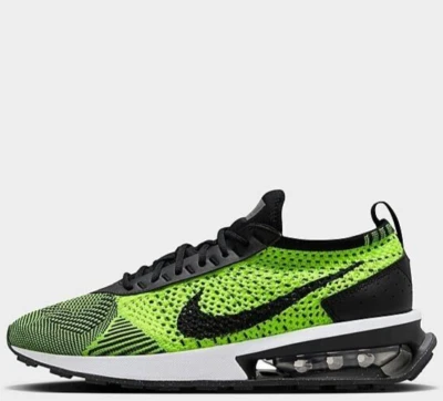Nike Air Max Flyknit Racer Para mujeres Verde Voltio Negro Zapatos para Correr DM9073-700 Foto 1 de 4