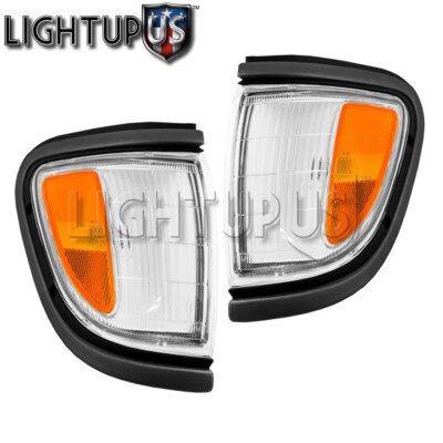 Left Right Pair Dark Trim Park Signal Lights for 1995-1997 TOYOTA TACOMA 4WD Foto 1 de 2