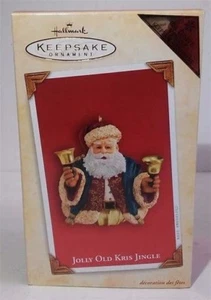 F5 2004 Hallmark "Jolly Old Kris Jingle" GOLD Suit Keepsake Ornament - Picture 1 of 1