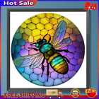 5D Diy Full Round Drill Diamond Painting Stained Glass Bee Home Decor (Lp457)