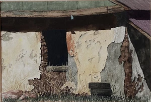 Charles Burk - Außergewöhnliches Aquarell - New Mexico Künstler - Bild 1 von 4