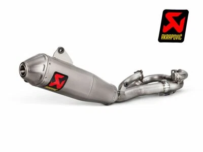 ECHAPPEMENT COMPLET EVOLUTION TITANE AKRAPOVIC POUR YAMAHA WR 450 F 2020-2023 - Photo 1/4