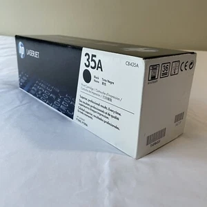 NEW GENUINE SEALED HP LaserJet 35A Toner Cartridge/ Sealed - Zdjęcie 1 z 2