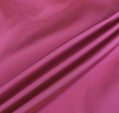 "Tela de tafetán fuchisa 60"" de ancho vendida por yarda" Foto 1 de 2
