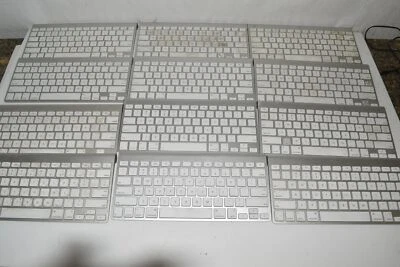 Lote De 12 Teclados Inalámbricos Bluetooth De Aluminio Apple Mac A1314 - Imagen 1 de 4