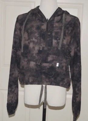 NUEVO CON ETIQUETAS Auténtica Sudadera con Capucha HURLEY VINTAGE DREAMY TIE DYE Negra/Gris Para Mujer Talla M Foto 1 de 4