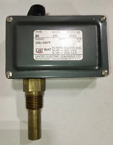 NEW UE B5 9010 102 R 125-225F Adjustable Temperature Control Switch 15A 250V AC - Picture 1 of 10