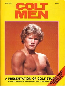Vintage COLT MEN Magazine No. 9, Kirby Scott, Colt Studio, Gay Interest, 1981 - Foto 1 di 2