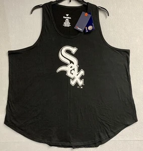 Neu/Etikett Chicago White Sox T-Shirt ärmellos Baseball Fanatiker Herren Größe 2X - Bild 1 von 9