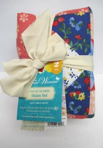 The Pioneer Woman Starlight Patchwork Standard Size Pillow Shams Set Of 2 NEW - Bild 1 von 2