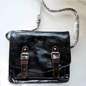 Shiraleah Harper Crossbody Satchel Black NWT! $95 Retail - Picture 1 of 5