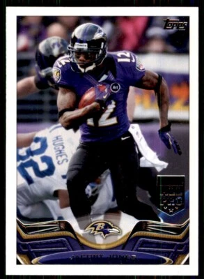 2013 Topps Jacoby Jones Baltimore Ravens #385 NFL Football Sports Card - Image 1 of 2