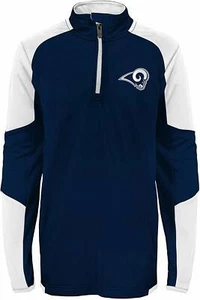 Outerstuff NFL Football Youth Boys Los Angeles Rams 1/4 Zip Performance Top - Picture 1 of 6