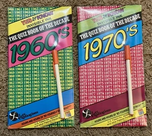 2 Vintage Yes & Know Invisible Ink Quiz Books 1960's & 1970’s Sealed NOS - Picture 1 of 9