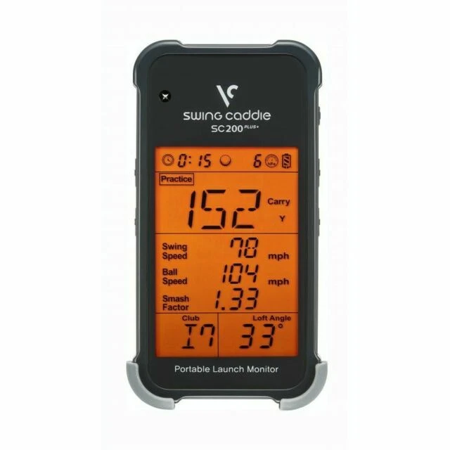 Voice Caddie Sc200 Plus Gray Portable Launch Monitor