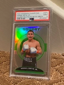 2022 Goodwin Champions Plat Neon Green Holo Vergil Ortiz Jr. PSA 9 SP Tarjeta POP 1 - Imagen 1 de 1