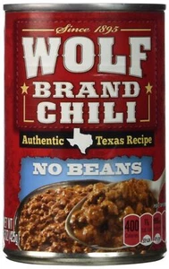 Wolf Chili No Beans 15 oz. - 12 Unit Pack - Picture 1 of 2