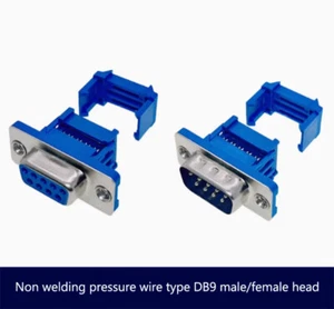 DB9 Serial Port Pressure Type Male/Female Head 9-Pin 232 COM Compression Cable - Picture 1 of 8