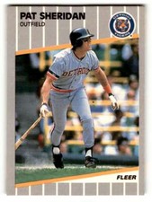 1989 Fleer #146 Pat Sheridan    Detroit Tigers Baseball Cards NM Near M ID:54321