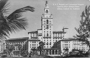 Cartolina Soldatini Posta Gratuita Ospedale Convalescente Florida Fl 1946 Croce Rossa - Foto 1 di 2