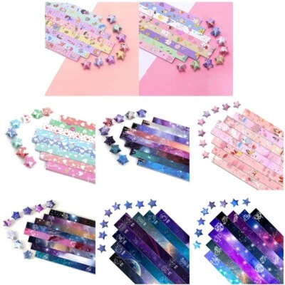 540 Pieces/Pack  Star Paper Strips DIY Handmade Orgami Paper Craft Paper - Image 1 of 4