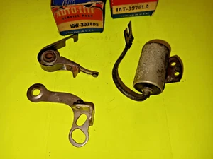 49 50 51 52 54 DODGE TRUCK & 50-53 FARGO IGNITION POINTS & CONDENSER AUTOLITE  - Picture 1 of 8