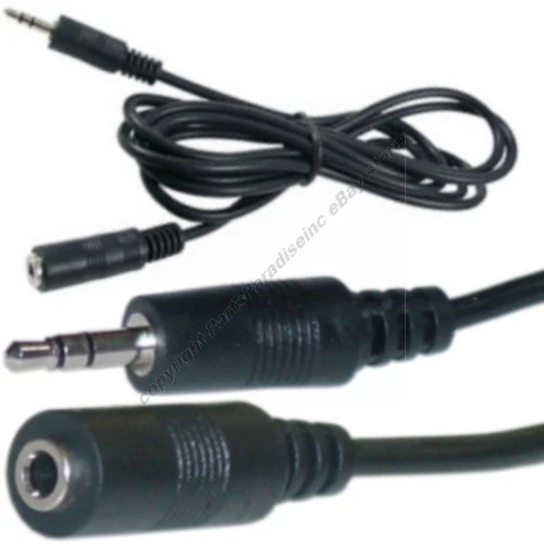 Lot200 6ft 3.5mm (1/8)Stereo Male~Female Extension Audio/Headphone Cable/Cord$SH - Image 1 of 1