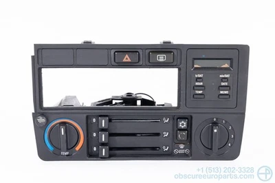 Б/у 1983-1993 BMW E30 318i 325i M3 ручной панели управления ОВК с часами - Изображение 1 из 4