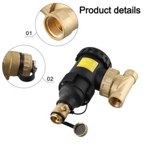 Compact Magnetic Dirt Separator for Efficient Heating System Protection - Picture 1 of 12