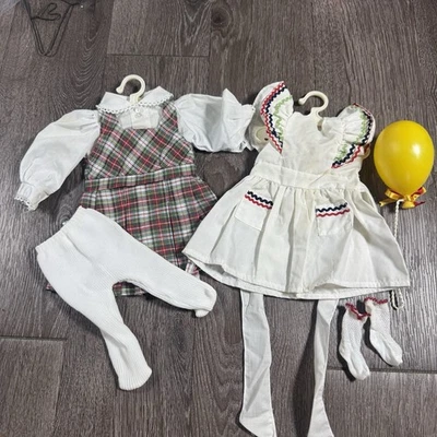 Fair*** Muñeca American Girl Molly Conjunto de Cumpleaños Retirado Vestido Escuela Globo Foto 1 de 4
