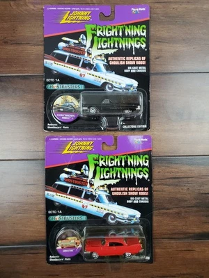 Vtg 1997 NIB Johnny Lightning Frightning Lightning Elvira & Christine Horror Car - Image 1 of 4