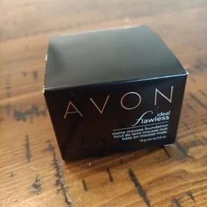 Avon Ideal Flawless Matte Mousse Foundation In Light Beige Hf - Picture 1 of 4