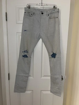 Pantalones de mezclilla John Elliott The Cast 2 trama inversa talla 32 Foto 1 de 4