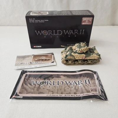 2003 Corgi 51004 World War II Allies M4A3 Sherman Tank British Army 1:50 - Image 1 of 4
