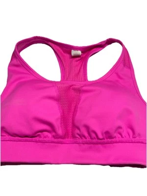Sujetador deportivo Fila Sport Running soporte medio Key Hole espalda deportiva talla XS rosa burbuja Foto 1 de 4